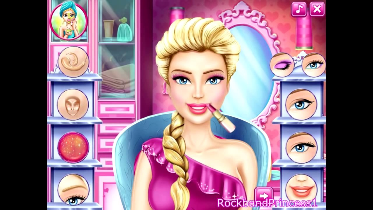 ▶ Barbie Games Barbie Real Cosmetics Game