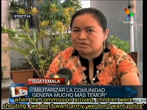 Guatemalan indigenous organizations denounce military harassment