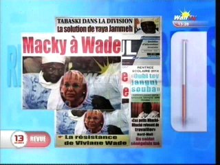 Revue de presse de ce 08 Octobre 2014 - Walf-Tv