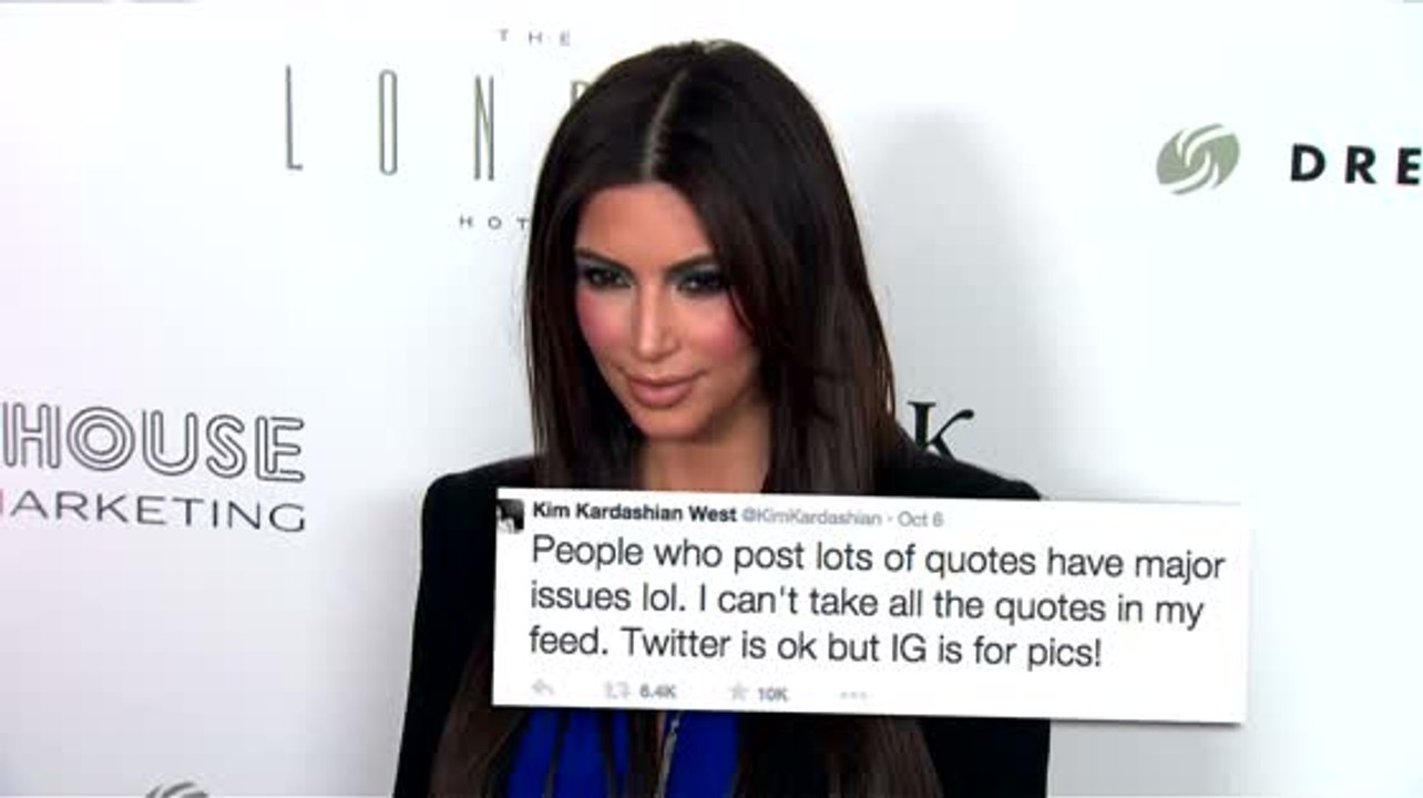 Kim Kardashian nimmt Stellung zu den Gerüchten, dass sie Khloe auf Twitter attackierte