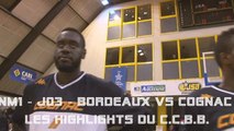 Basket NM1 - J03 - JSA Bordeaux vs Cognac Charente B.B.