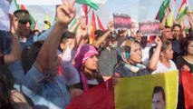 Curdos protestam no Iraque