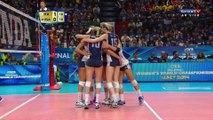 USA 0X3 ITALY SET 2A - MILANO - VOLLEYBALL WOMEN'S WORLD CHAMPIONSHIP ITALY 2014