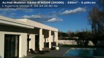 Vente - maison/villa - GRAU D'AGDE (34300) - 5 pièces - 250m²