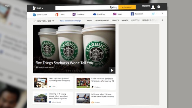 Microsoft Releases New MSN Ahead of Windows Announcement