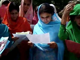 Nouraseri school students get letters, Azad Kashmir Pakistan