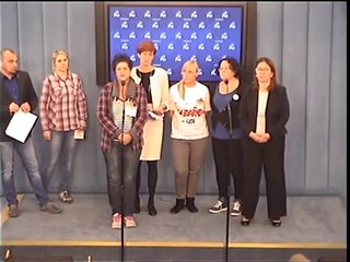 Beata Mazurek, Elżbieta Rafalska - Konferencja prasowa z 7 października 2014 r.