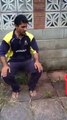 Watch funny reaction of Abdul Razzaq doing Ice Bucket Challenge.