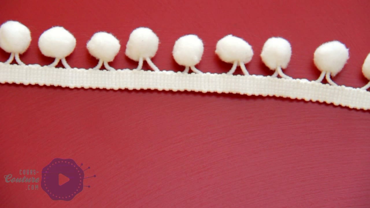 Cours de couture - Apprendre à coudre un galon - Tuto de couture