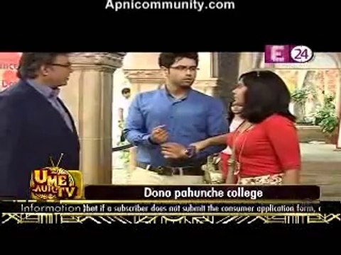 Sapne Suhane Ladakpan Ke - 9th October 2014 Mayank-Gunjan Ki College Life apnicommunity.com