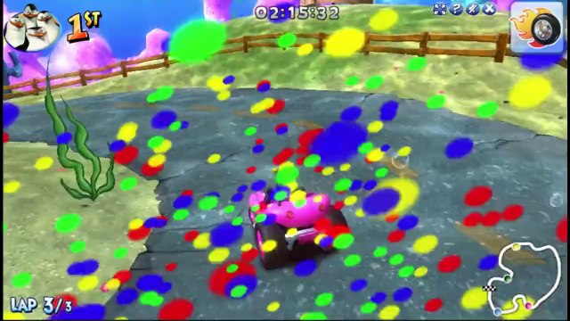 Nick Racers Revolution 3D Let's Play / PlayThrough / WalkThrough Part - Racing As The Penguins of Madagascar