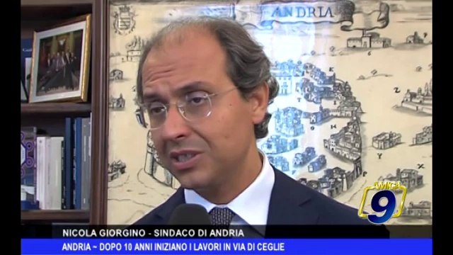 ANDRIA | Dopo dieci anni iniziano i lavori in via Di Ceglie