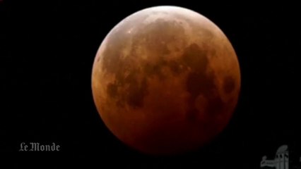 Une "Blood moon" filmée en time-lapse par la Nasa