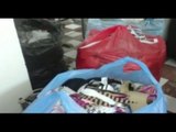 Poggiomarino (NA) - Sequestrata fabbrica clandestina di abbigliamento per bambini -1- (08.10.14)