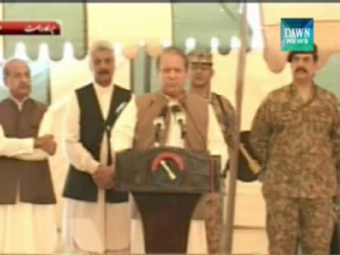 Pm Nawaz address to Army troops in North Waziristan