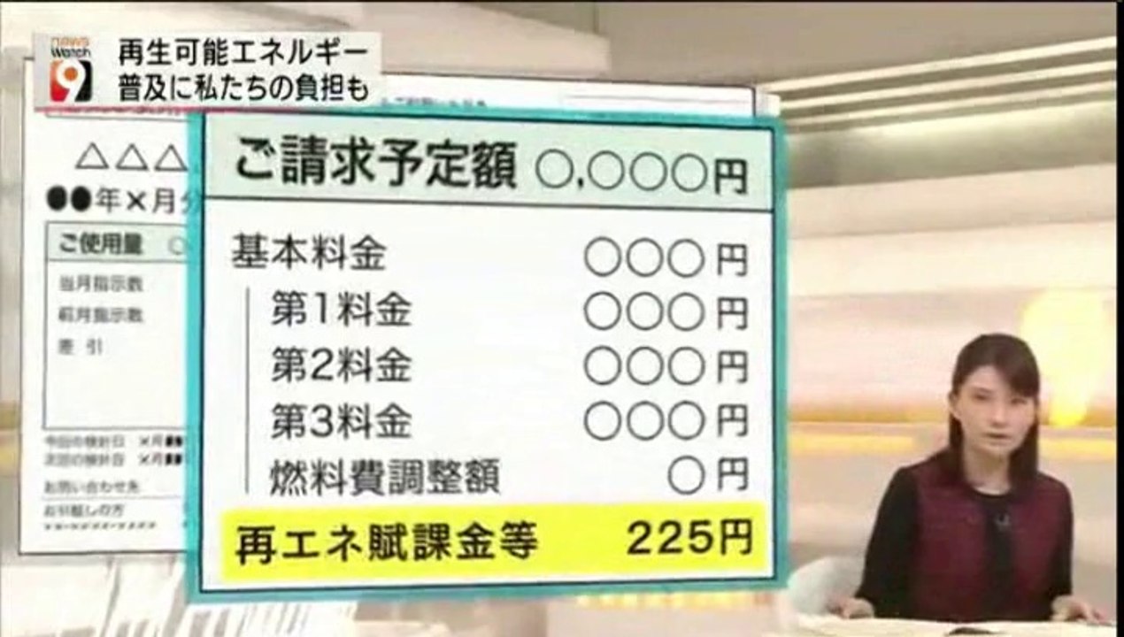 再生可能エネルギーを使うには覚悟がいると脅すNHK