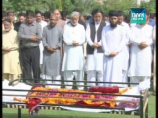Funeral pray of Tahir Malik held in Lahore