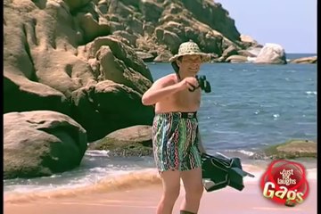 Obvious Perverted Man At Beach