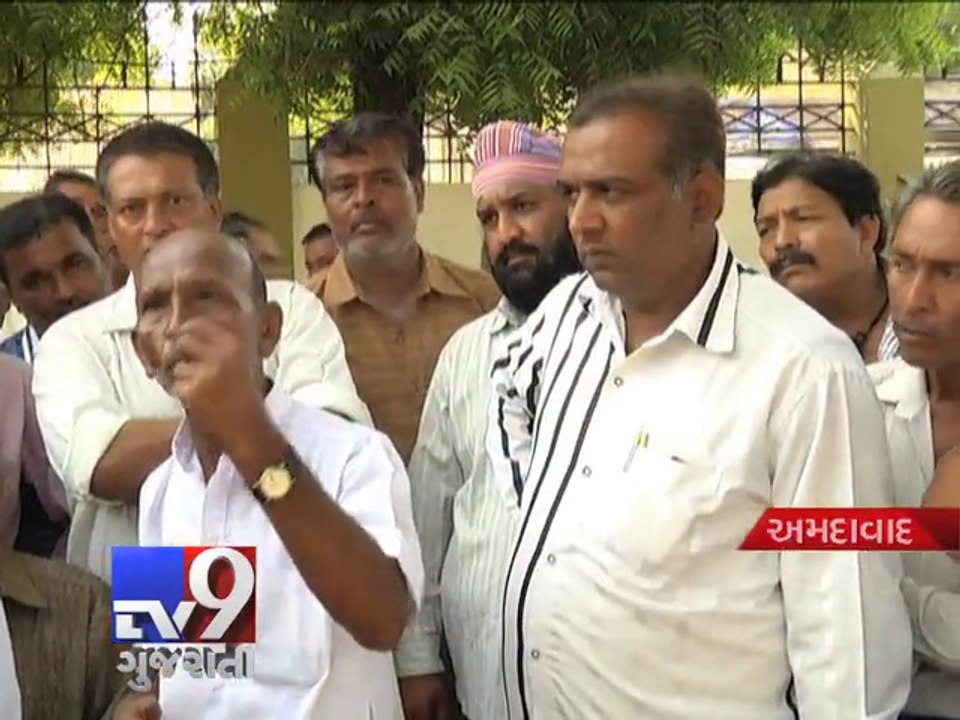 Taxi association protest eviction from kalupur station, Ahmedabad - Tv9 Gujarati