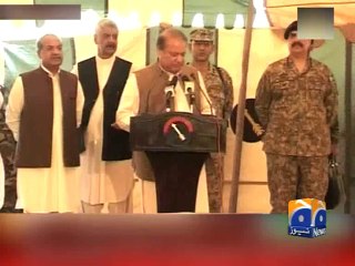 Zarb e Azb:PM visits Miranshah-09 Oct 2014