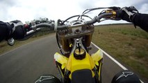 RMZ 450 roulage supermotard ESCOURCE 4.10.14