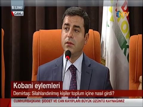 Selahattin Demirtaş'ın 9 Ekim 2014 Tarihli Diyarbakır Basın toplantısı