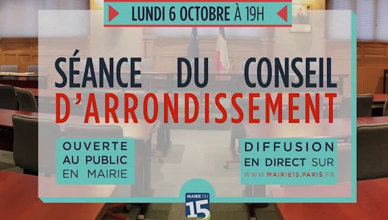 Conseil d'Arrondissement du 06 Octobre 2014