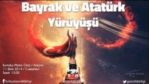 TGB'den Bayrak ve Atatürk yürüyüşü