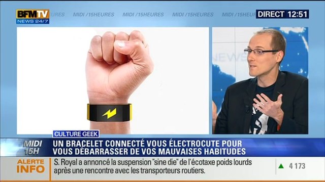 Culture Geek: Un bracelet connecté pour se débarrasser de vos mauvaises habitudes - 09/10
