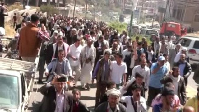 Yemen'de Husi Karşıtı Gösteriler