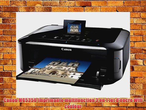 Canon MG5350 Imprimante multifonction 3 en 1 Jet d'encre Wifi couleur