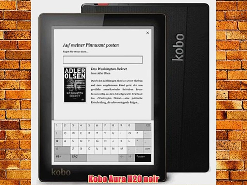 Kobo Aura H2O noir