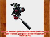 Manfrotto MH055M8-Q5 Rotule Photo/Vid?o Magn?sium Plateau rapide coulissant Q5 R?glages microm?triques