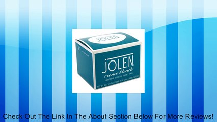 Jolen 1 oz Creme Bleach Regular Lightens Excess Dark Hair 3-Pack Review