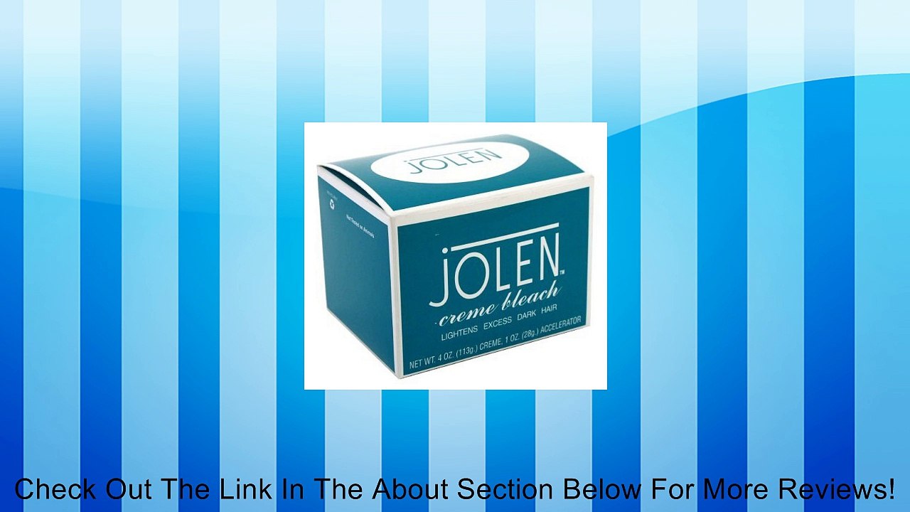 Jolen 1 oz Creme Bleach Regular Lightens Excess Dark Hair 3-Pack Review