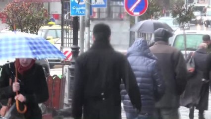 Ramallah'ta Yağışlı Hava