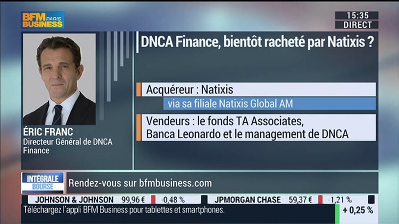 Natixis prévoit le rachat de DNCA Finance: Éric Franc - 19/02