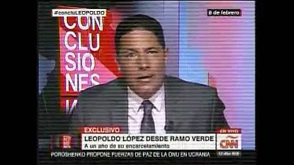 El inesperado final de la entrevista de Fernando del Rincón a Leopoldo López