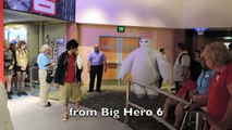 Hiro and Baymax Big Hero 6 meet and greet Tommy at Hollywood Studios Walt Disney World