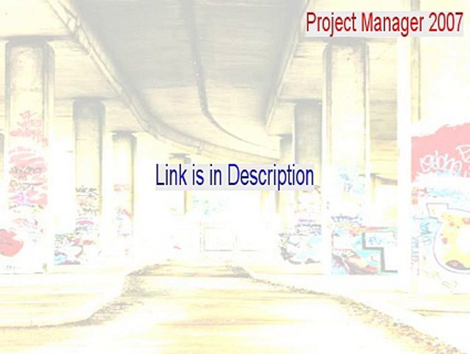 Project Manager 2007 Full - Download Here [2015]