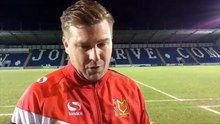INTERVIEW- Karl Robinson after Colchester United