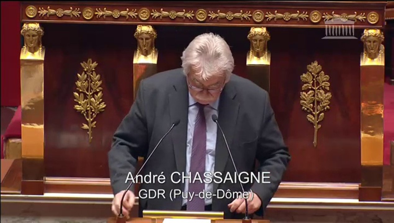 Motion de censure (projet de loi Macron) : intervention d'André Chassaigne (PCF-FdG)