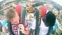 Teenager Passes Out Three Times On Slingshot-Lady Freaks On Sling Shot.flv-