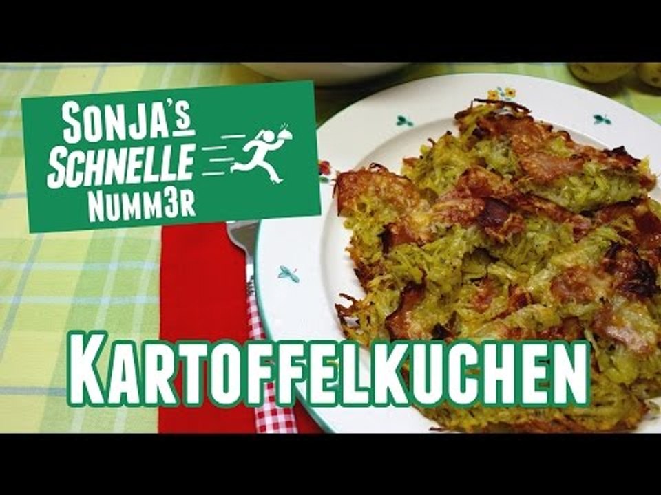 Kartoffelkuchen vom Blech  - Rezept (Sonja's Schnelle Nummer #17)