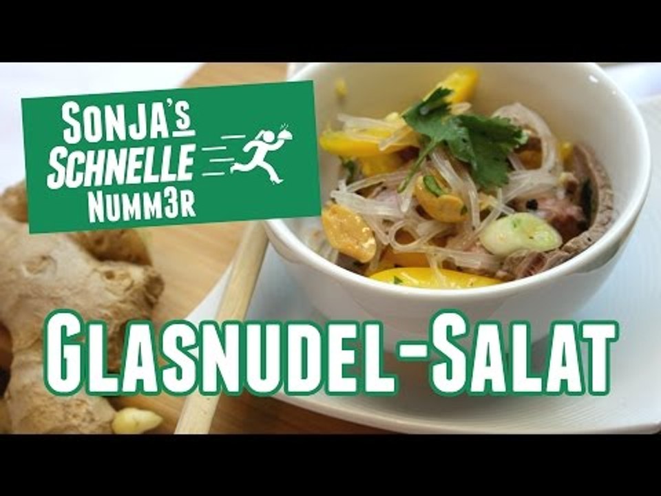 Glasnudelsalat - Rezept (Sonja's Schnelle Nummer #4)