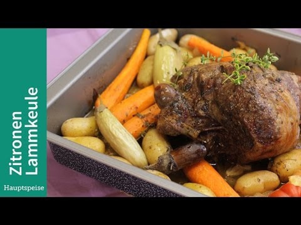 Rezept - Zitronen-Lammkeule mit Ofengemüse - Ostermenü (Red Kitchen - Folge 270.2)