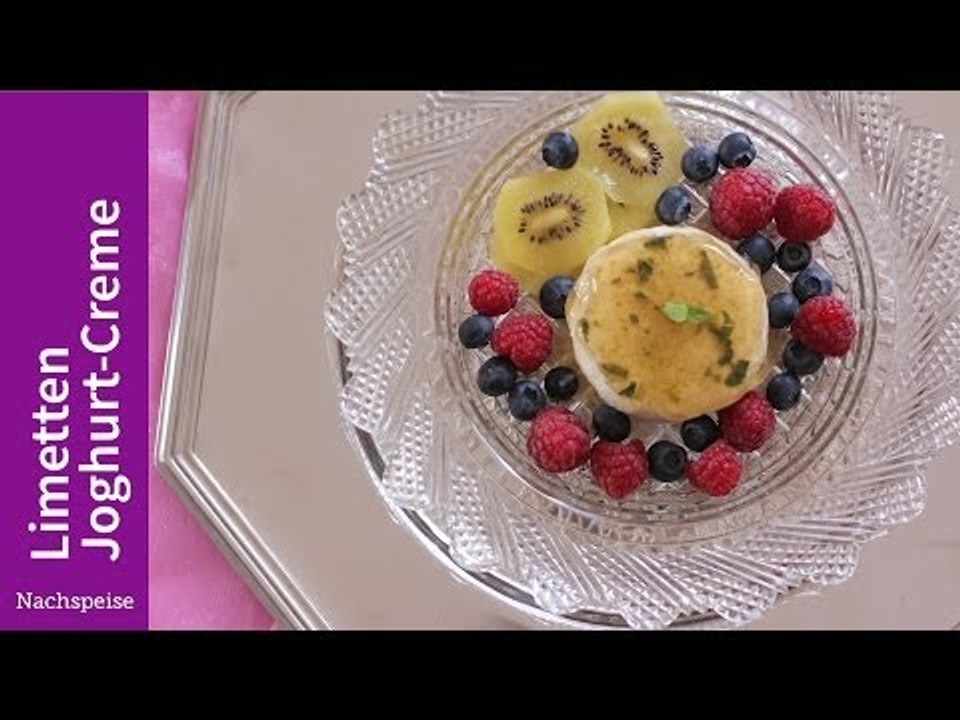 Rezept - Limetten-Joghurtcreme - Ostermenü (Red Kitchen - Folge 270.3)