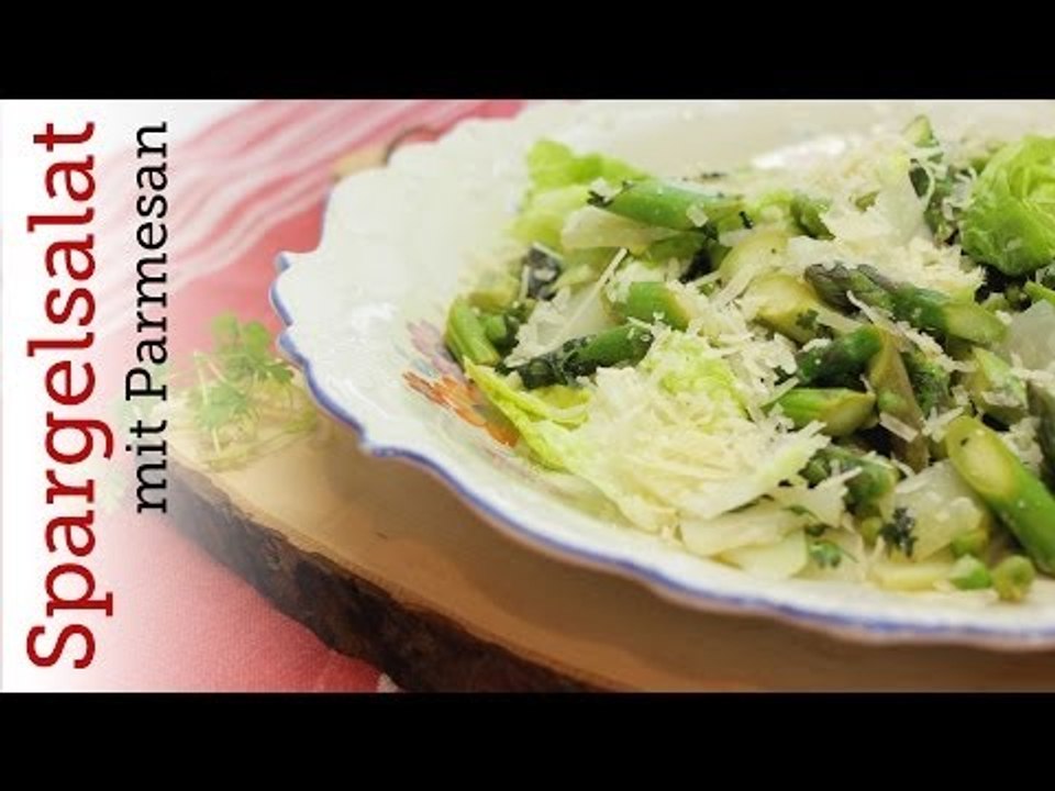 Rezept - Grüner Spargelsalat mit Parmesan (Red Kitchen - Folge 274)