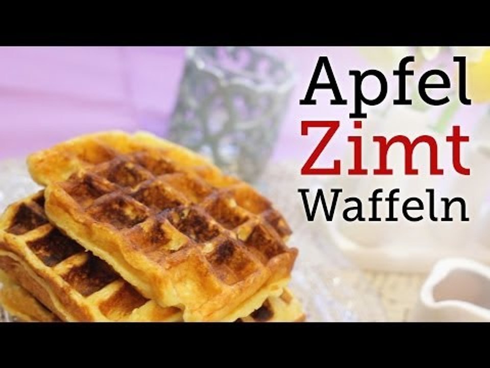 Rezept - Apfel-Zimt-Waffeln (Red Kitchen - Folge 264)