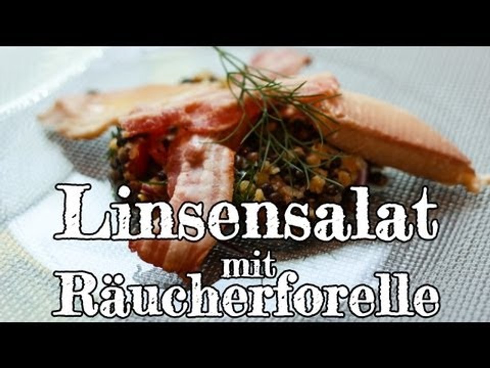Rezept - Linsensalat mit Räucherforelle (Red Kitchen - Folge 192)